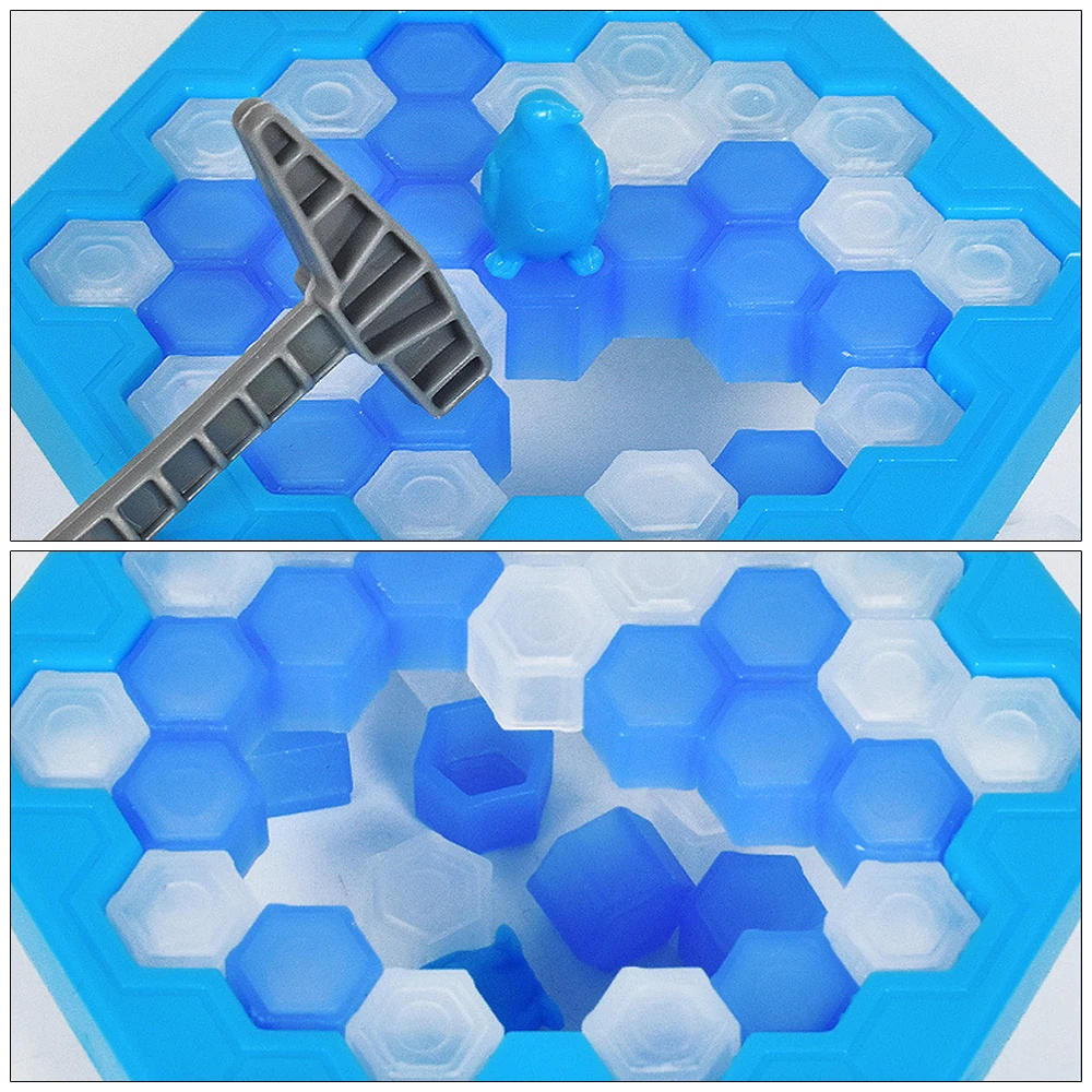 

Mini Penguin Trap Board Game Ice Crusher Save Penguin Party Games Parent-child Interactive Entertainment Table Toys Gifts