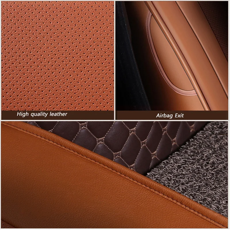 Cowhdie leather universal car seat cover for Mercedes Benz all models w212 A180 B200 c200 c300 E cl