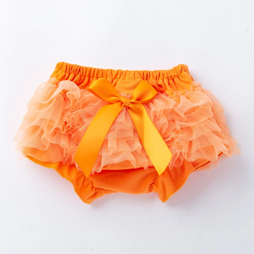 Baby Cotton lace Bloomers shorts Cute Baby Diaper Cover Newborn Flower Shorts Toddler fashion Summer Satin Pants with Skirt
