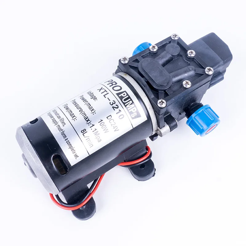 

DC 24V 100W 8L / Min Water High Pressure Diaphragm Self-priming Pump Agricultural Electric Water Pump Car Wash Sprayer