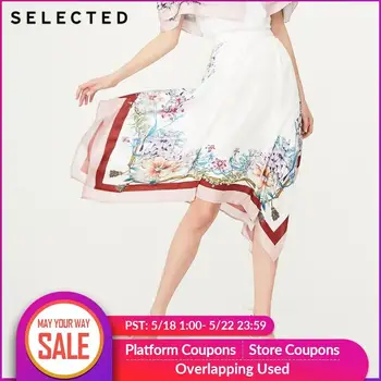 

SELECTED Women's Summer Dacron Print A-lined High-rise Skirt S|41924C505