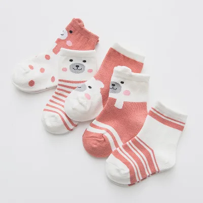 VIDMID Baby Girls Socks Spring Summer Cotton Newborn Baby Socks Baby clothes Kids Socks for 1-9 year Children Boys Socks 4122 01