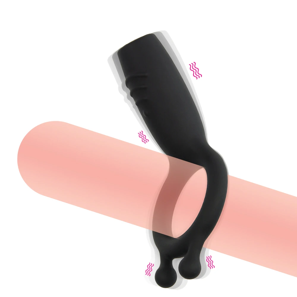 Кольцо на пенис для задержки эякуляции 7 режимов секс-игрушка мужчин стимуляция