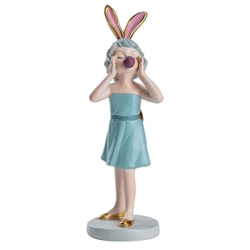 

Modern Girl Home Decoration Nordic Wind Resin Crafts Statue Ornaments Living Room Decoration Gifts