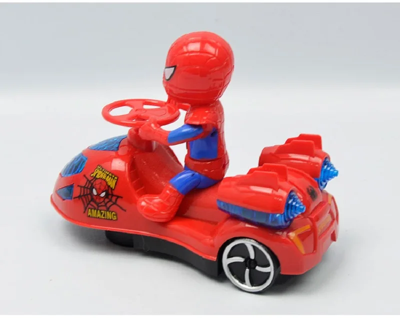 

Spiderman Action Figure One Piece Spiderman Figure Toy With LED Flashlight Electronic Toys For Children Birthday Gift