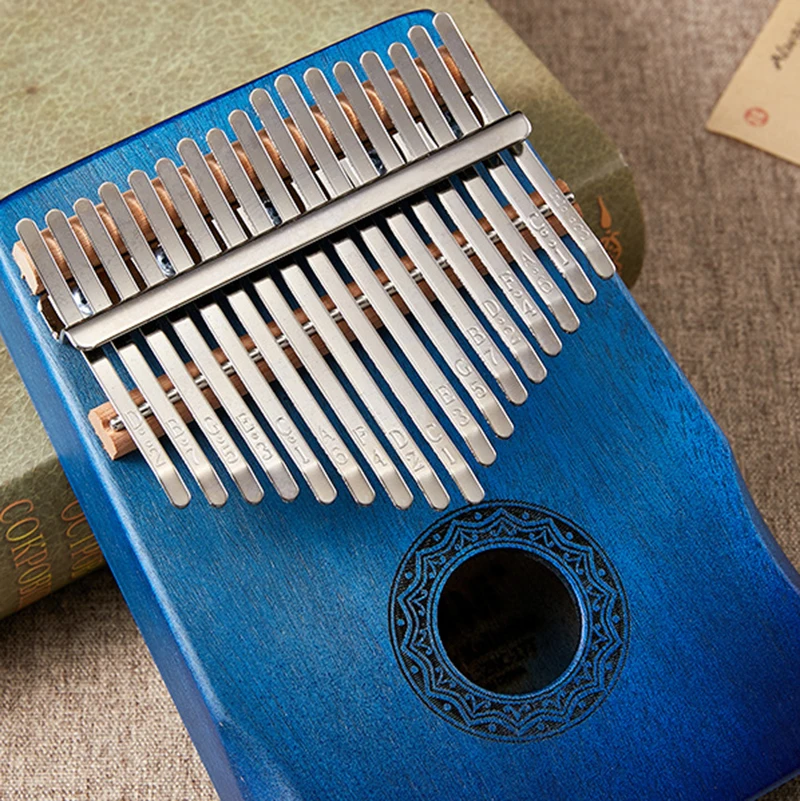 

Solid Wood Kalimba 17 Key Piano Keyboard Portable High Quality Kalimba Thumb Piano Engrave Piano De Pulgar Music Instrument DE50