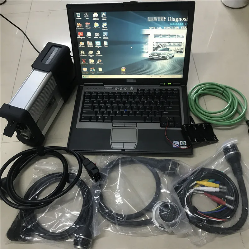 Super MB Star C5 SD соединится с ноутбуком D630 диагностический ПК с новейшим программным обеспечением для ремонта автомобиля,12 SSD дополнительный das специальный fuction