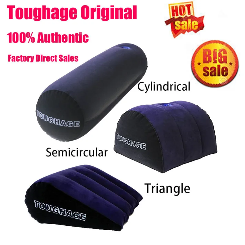 Toughage Soft Comfortable Inflatable Sex Cushion For Enhanced Erotic Positions Wedge Pillow Better Sexual Life Adult