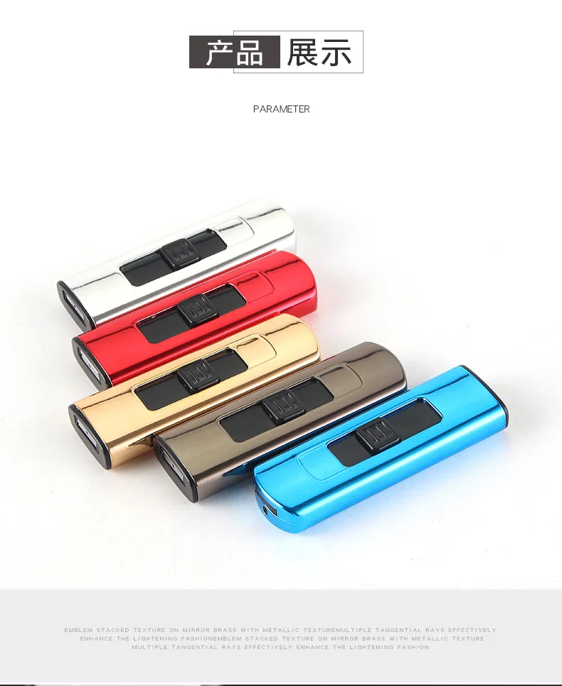 Креативные перезаряжаемые мини портативные электрические зажигалки USB ветрозащитные беспламенные сигары электронная зарядка прикуриватель без газа