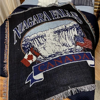 

Decorative Blanket Blanket Leisure Blanket American Canada Niagara Falls