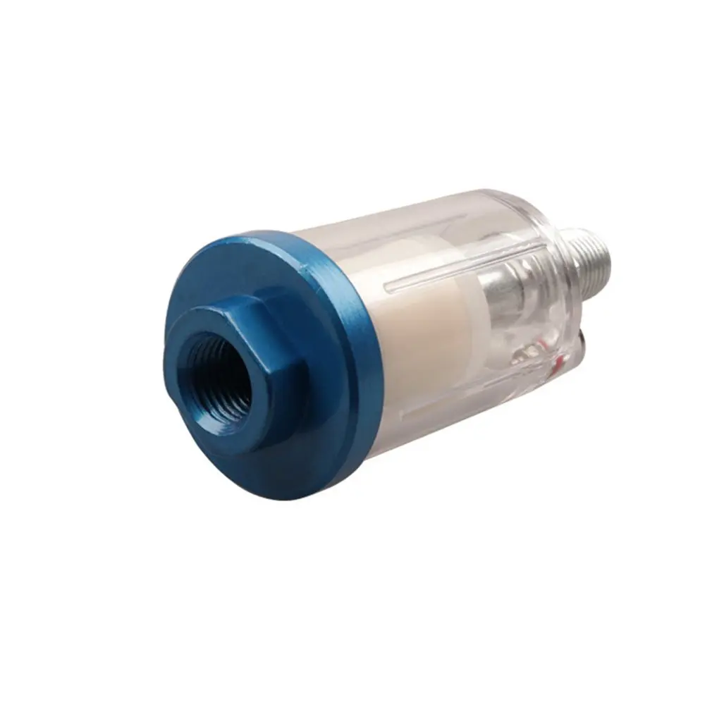 1/4" Water Oil Separator Inline Air Hose Filter Moisture Trap For Compressor Spray Paint Gun Pneumatic Tool Parts