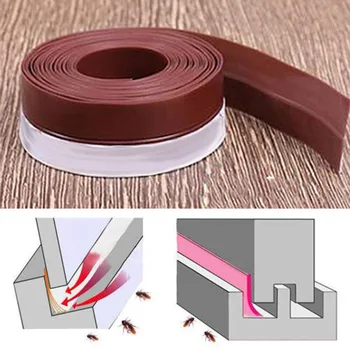 

5 Meter Draught Excluder Brush Strip Window Door Seal Tape Self-adhesive Dust