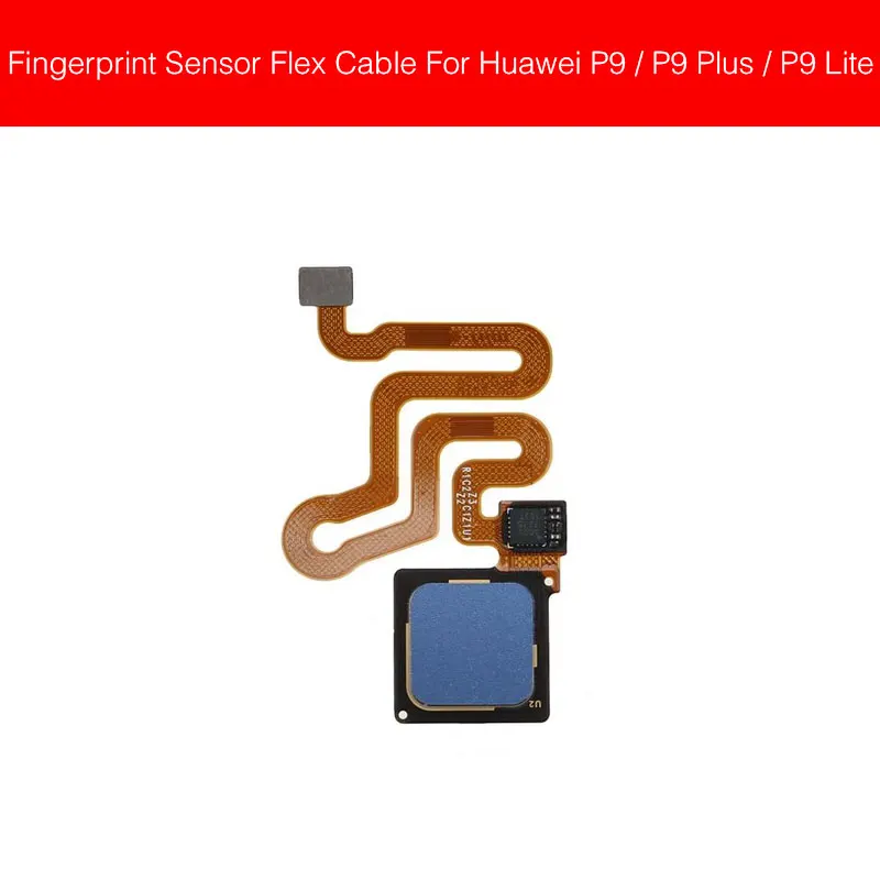 Blue Кнопка Домой датчик отпечатков пальцев гибкий кабель для huawei P9 Plus Lite возврат в меню сенсорный датчик гибкий кабель, запчасти для ремонта замена - Цвет: Blue