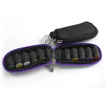 

10 Slot Bottle Travel Carrying Cosmetic Bags Essential Oil Case Protects For 3ml Rollers Essential Oils Bag