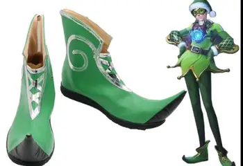 

OW Tracer Christmas Elf Cosplay Shoes Boots Halloween Carnival Party Cosplay Costume Accessories