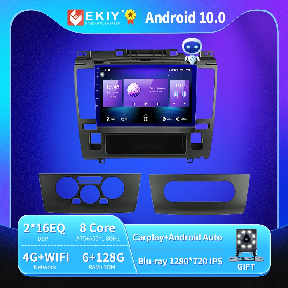 Ekiy T900a For Nissan Tiida C11 2004 2013 Car Radio Multimedia System Navigation Gps Stereo