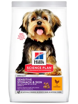 

HILL'S HILL'S SCIENCE PLAN ADULT SMALL & MINI SENSITIVE STOMACH & SKIN for adult dogs of small breeds with allergy