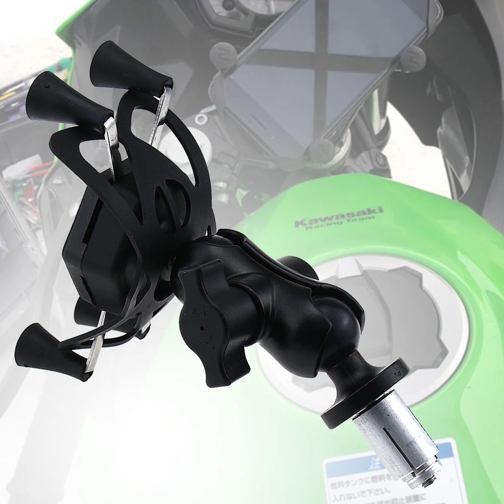 

Phone Holder USB Charger for KAWASAKI ZX600 NINJA ZX-6RR ZX-14R ZZR1400 ZX14R ZX6R Motorcycle GPS Navigation Bracket Camera VCR