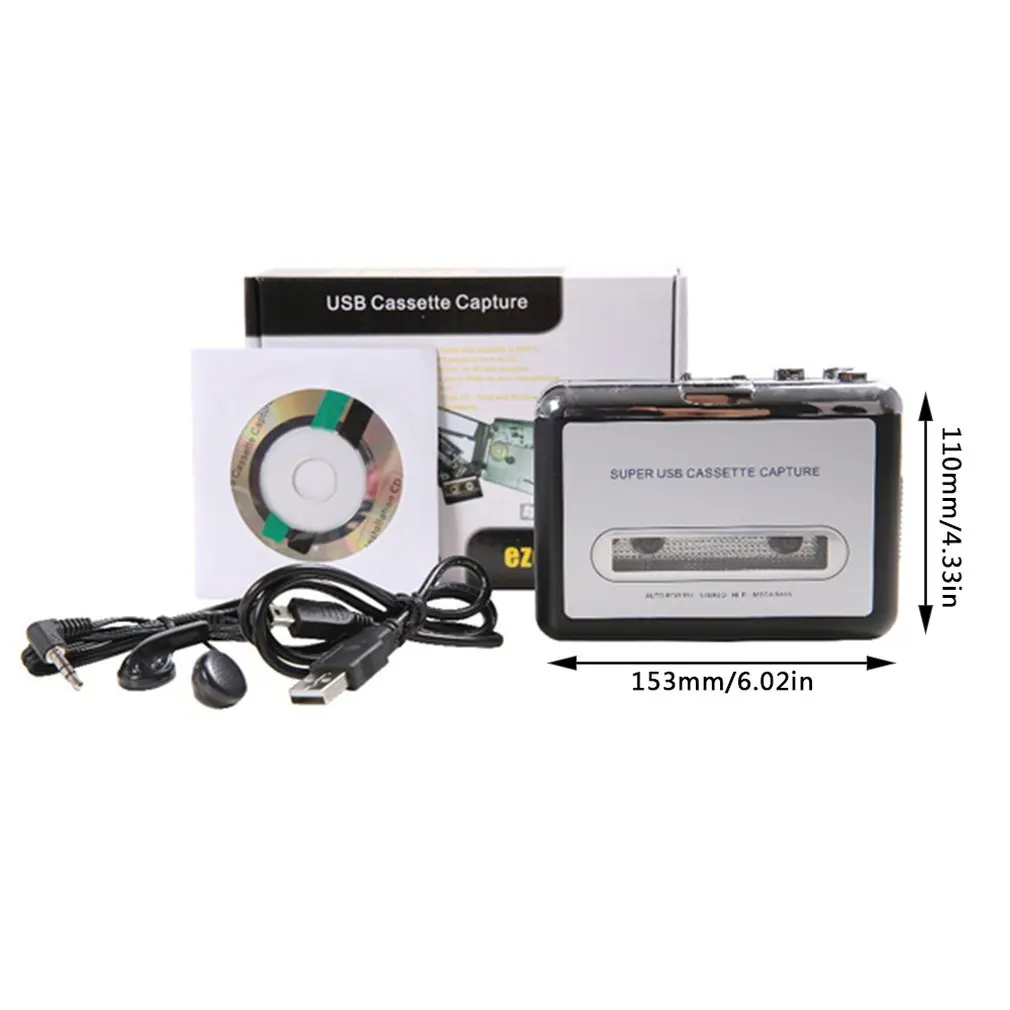 Walkman USB Кассетный плеер конвертер ленты в MP3 Захват аудио музыкальный плеер изысканно Разработанный кассетный плеер