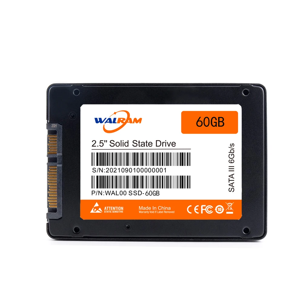 WALRAM SSD SATAIII 내장 솔리드 스테이트 하드 드라이브 디스크, 데스크탑 노트북용, 2.5 인치, 120GB, 240GB, 128GB, 256GB, 480GB, 512GB, 1TB