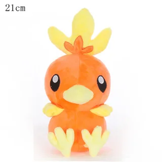 Такара Tomy плюшевые куклы Пикачу Бульбазавр Squirtle Charmander хобби кукла аниме детские подарки мягкая игрушка покемон - Цвет: Torchic 21cm