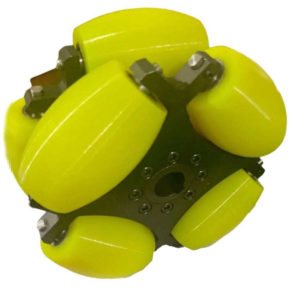 

203 мм (8 дюймов) сверхмощная промышленная колесная нагрузка Mecanum Omni, 300 кг/шт., используется в промышленности, мастерской, AGV(NW203C)