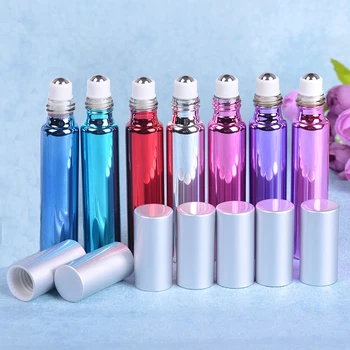 10ml Perfume Bottle Roller Ball Essential Oil Refillable Bottle Spary Bottle Empty Cosmetic Containers 5ml10ml15ml20ml30ml50ml100ml empty cosmetic dropper bottle blue essential oil containers glass pipettes essence package