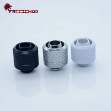 FREEZEMOD латунная водяная арматура для систем охлаждения G1/4 ''внешняя резьба для 10X16 мм ПВХ мягкая трубка компьютерное водяное охлаждение. HRGKN-B38H