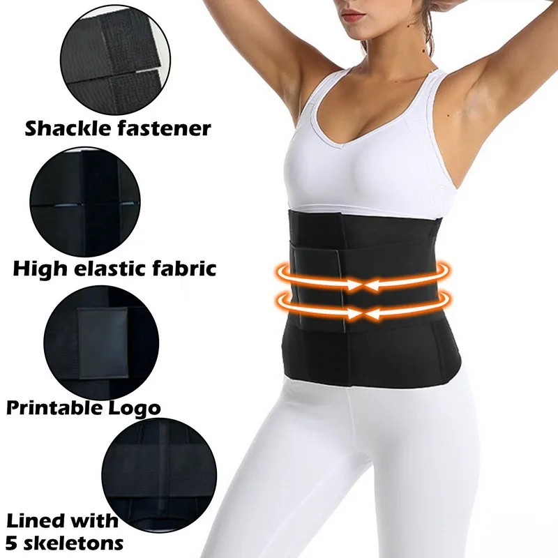 body shaper Waist Trimmer Belt Slimming Body Shaper Waist Trainer for Women Tummy Wrap Plus Size Invisible Wrap Waist Trainer Waist Support spanxs