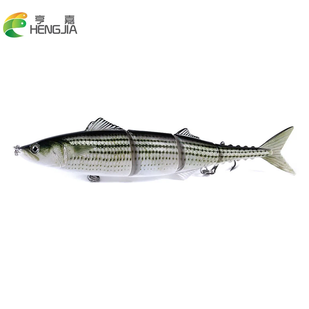 JM037-1 HENGJIA 1pcs Jointed Minnow Fishing Lures Wobblers 20CM/54.8G Lifelike 4 Sections Swim Bait Isca Artificial Fishing Tackle - Цвет: JM037-1