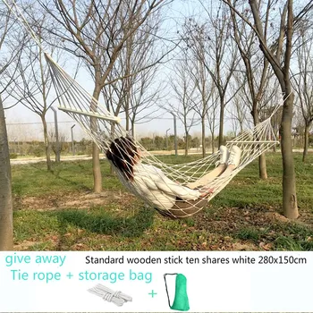 

280x130cm,280x150cmOutdoor mesh hammock Handmade adult children's indoor swing Breathable hammock Camping hammock