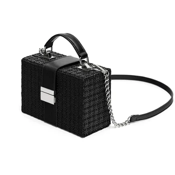

High Quality Box Bag Square Single Shoulder Handbag Skew Bag New Mini Square Bag Crossbody Bags