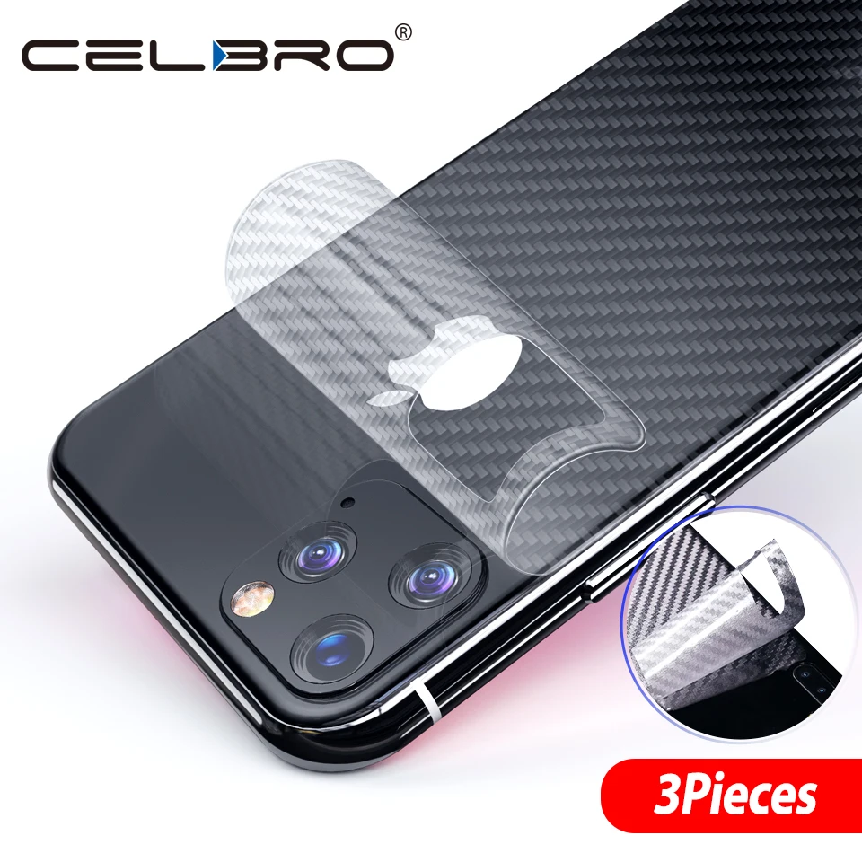 

Matte Carbon Fiber Film For Iphone 11 Pro Max Back Film Screen Protector For Iphone11 Pro Max Back Sticker Protector On IPhone