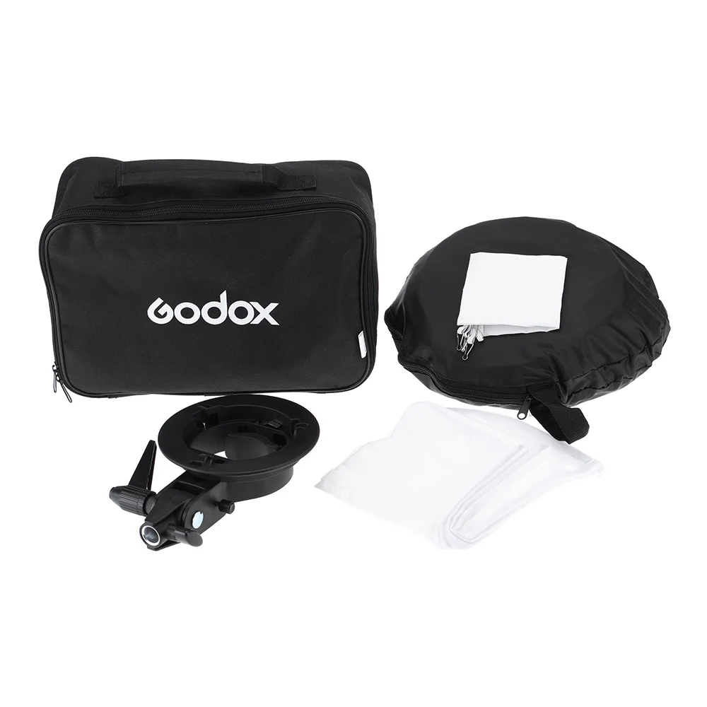 Godox 60*60 см вспышка софтбокс диффузор+ S2-type кронштейн Bowens Крепление Сумка для вспышки для Godox AD200Pro/V1/TT350/V860Ⅱ/AD400Pro