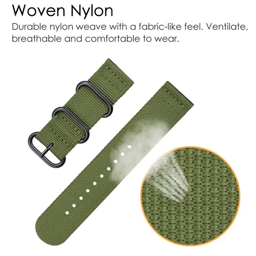 For-HUAWEI-WATCH-GT-46mm-Woven-Nylon-Watch-Sport-Strap-Band-Replacement-22mm-Watchband-Canvas-Fabric (1)