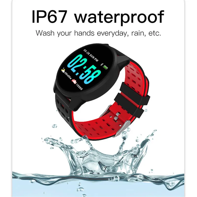 696 Y16 Смарт-часы водонепроницаемые фитнес-трекер часы пульсометр Монитор артериального давления Смарт-часы спортивный фитнес-браслет для женщин