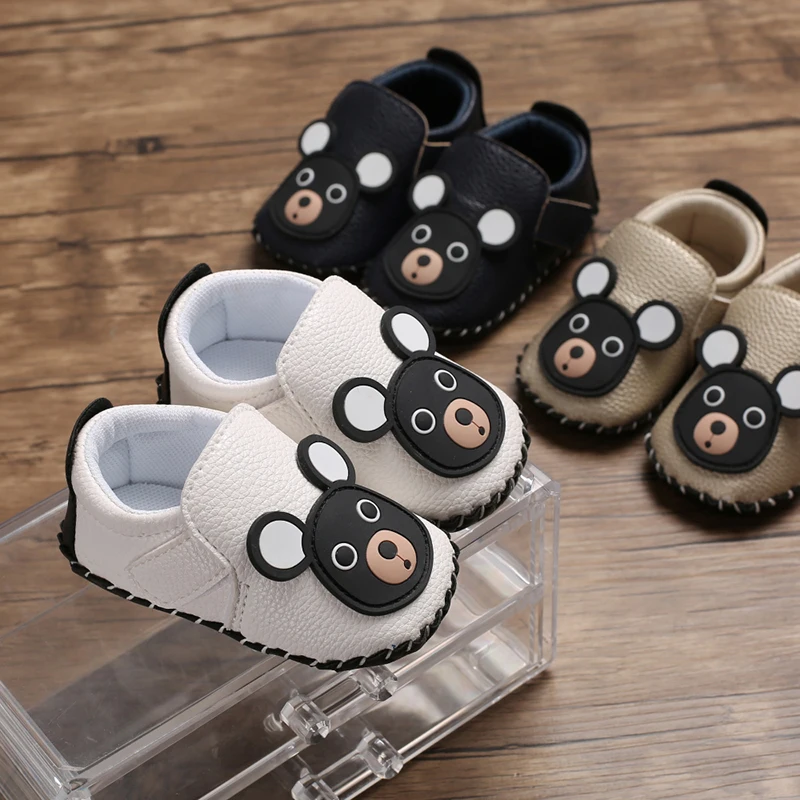 

Infant Newborn Cartoon Shoes Girls Toddler Shoes Soft Bottom Fashion Sneakers Lovely Boys Breathable Spring Shoes