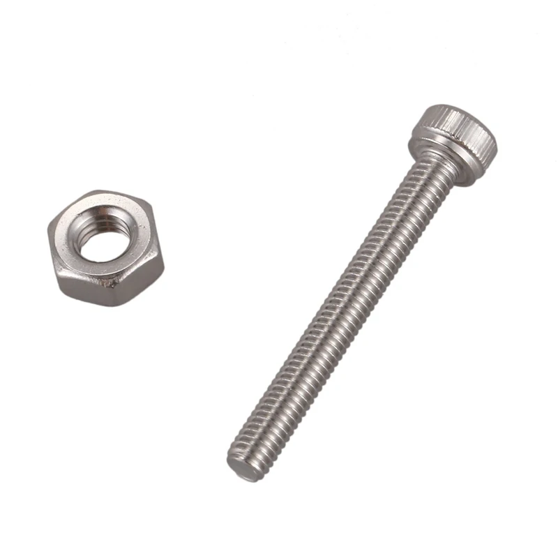 M3x25mm Шестигранная головка с накатанной головкой винты болты гайки набор 20 шт
