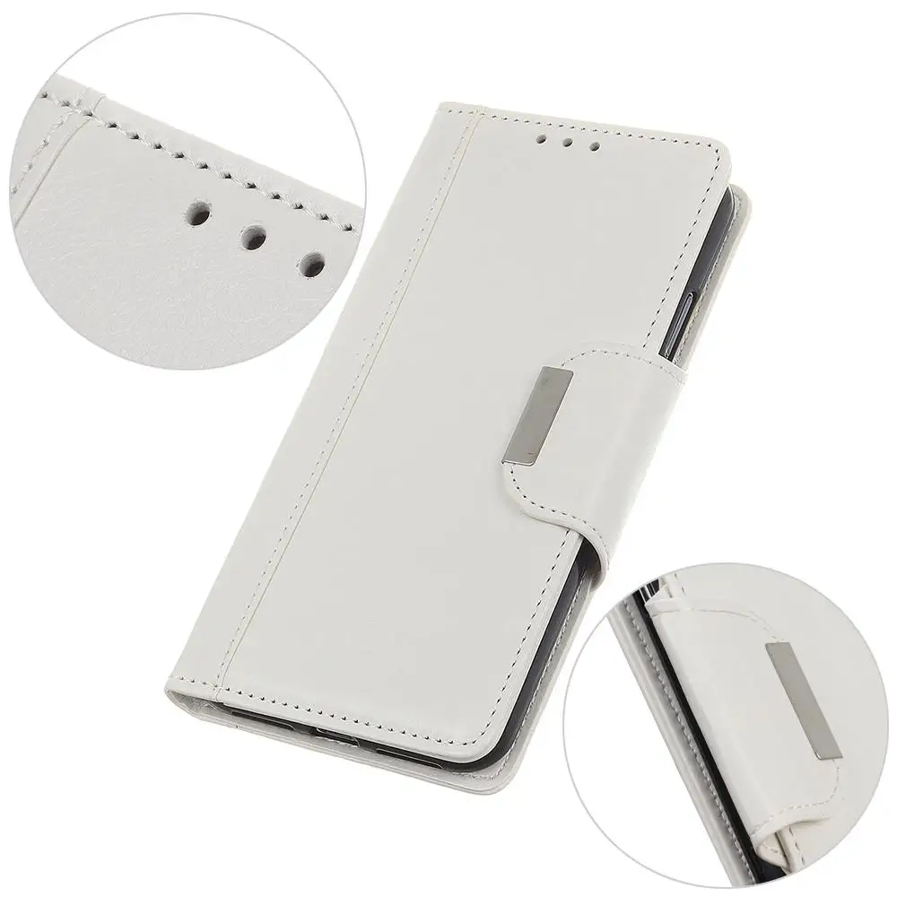 Магнитный чехол-книжка в деловом стиле для sony Xperia 1 5 8 XA2 ultra 10 Plus, чехол для телефона, роскошный чехол-Кошелек из искусственной кожи, чехол с флип-стойкой - Цвет: NP- White