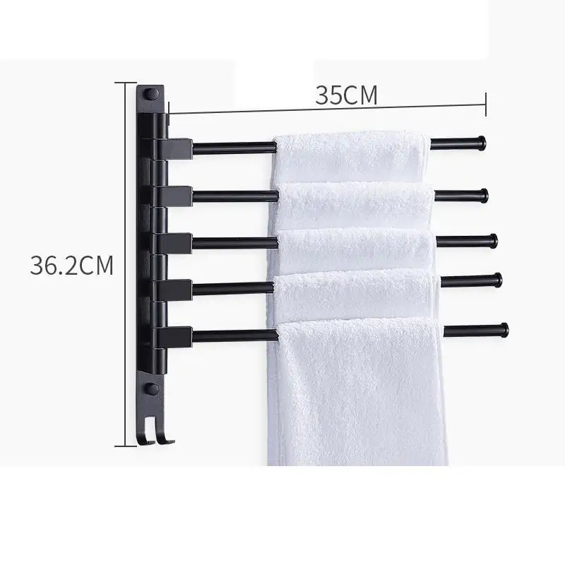 Estante Prateleira Parede Etagere Lazienka Estanteria Rotatable Salle De Bain Wall Shower Accessories Towel Rack Bathroom Shelf - Цвет: Version G