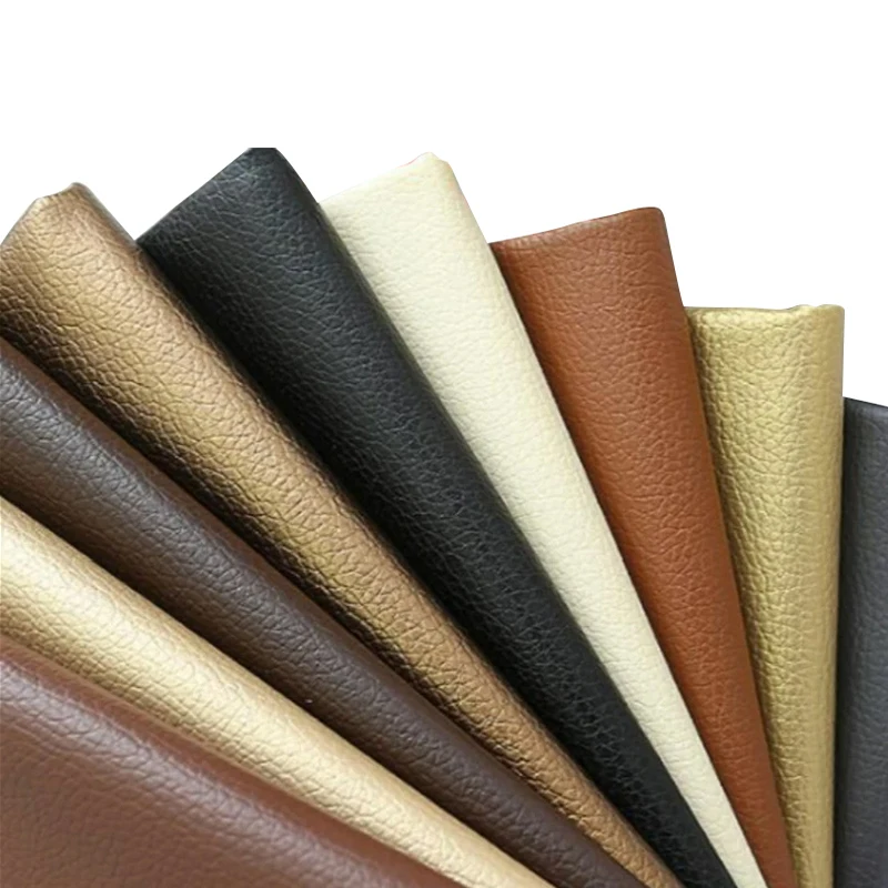

Soft Faux Leather Fabric for Sewing, Nice PU Synthetic Leather Fabric , PU Artificial Leather for DIY Bag Material