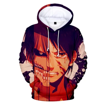 

Attack on Titan 3D Print Hoodie Sweatshirt clothes for Kids and adult (men/women) high quality novelty 3D costume in youth