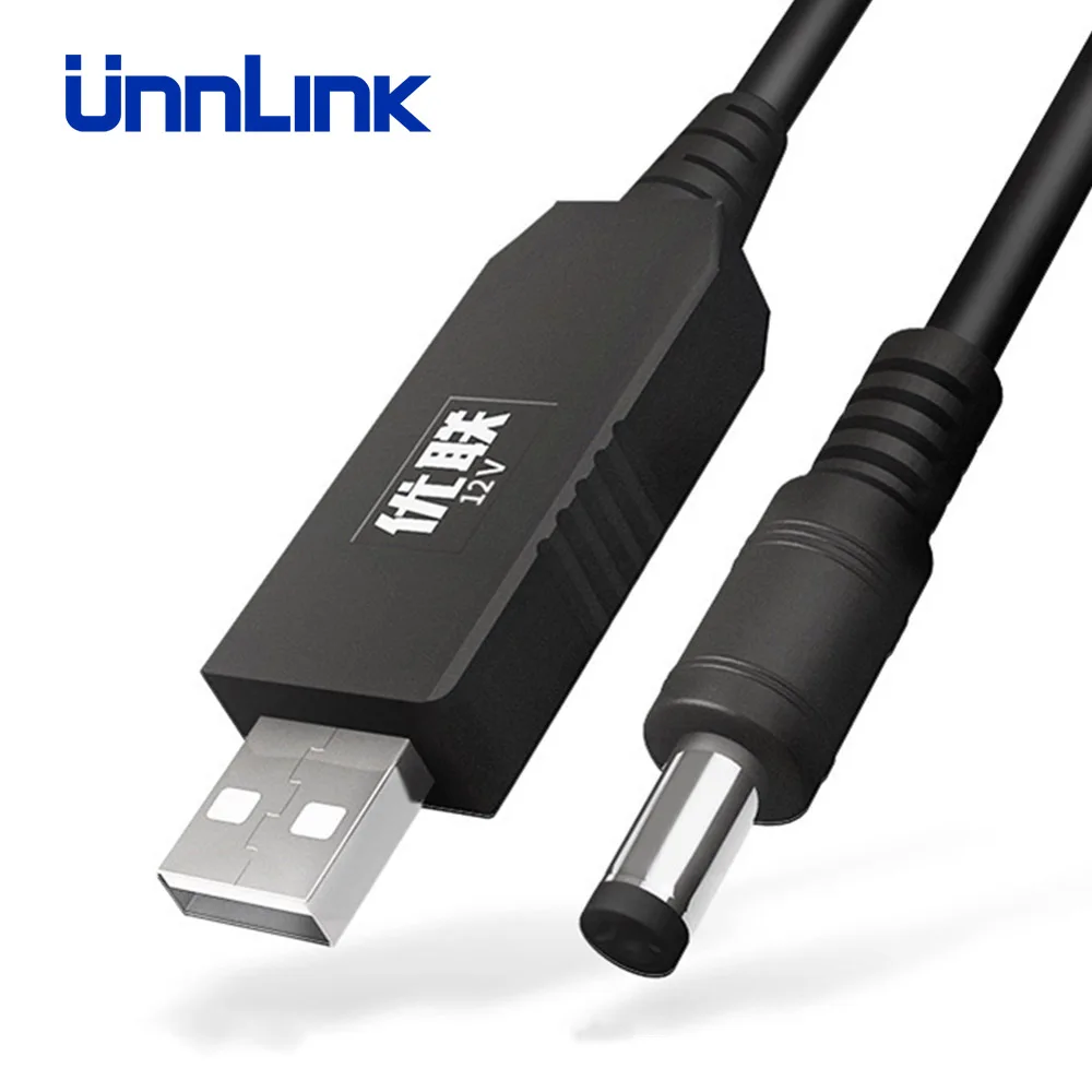 Модуль питания Unnlink для Wi Fi роутера 1 м 5 в пост. Тока 12 В 0 8 А USB постоянный ток 5*2 мм