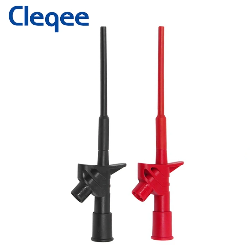 Cleqee P5004 Professional Insulated Quick Test Hook Clip High Voltage Testing Probe Electrical Tools 1000V 10A | Инструменты