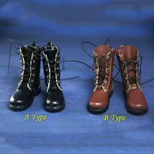 

1/6 Scale Action figure Shoes Military Shoes Combat Boots trend boots Model Solid Inside for 12 inches Action Figure Body