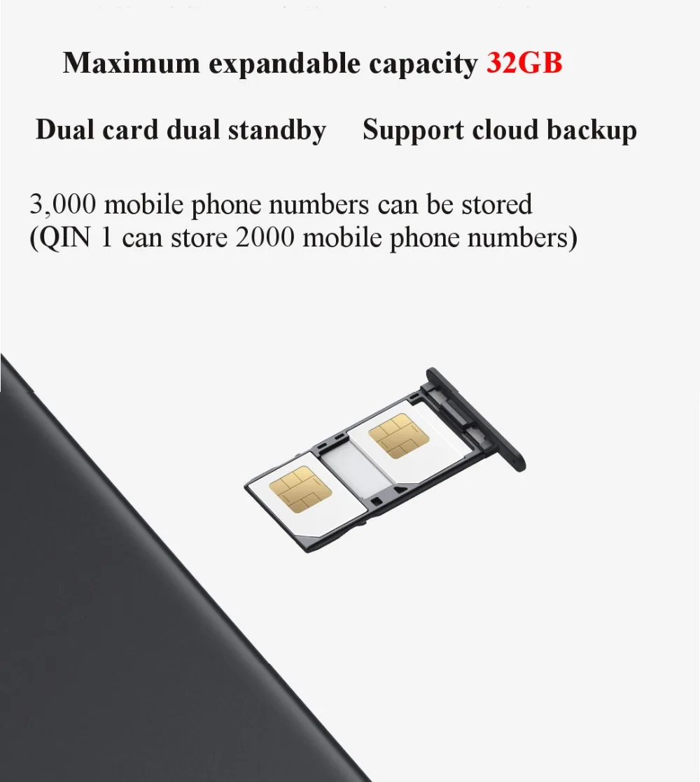 Xiaomi Qin 1S+ VoLTE 4G Network Wifi 4G+512MB 2.8 Inch 1480mAH bluetooth 4.2 Infrared Remote Control GPS Dual SIM Card Feature Phone (7)