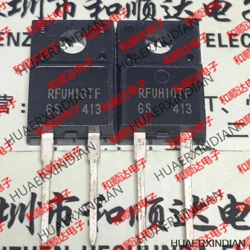 5 шт., новые оригинальные кнопки RFUH10TF6S TO220F-2 600V 10A