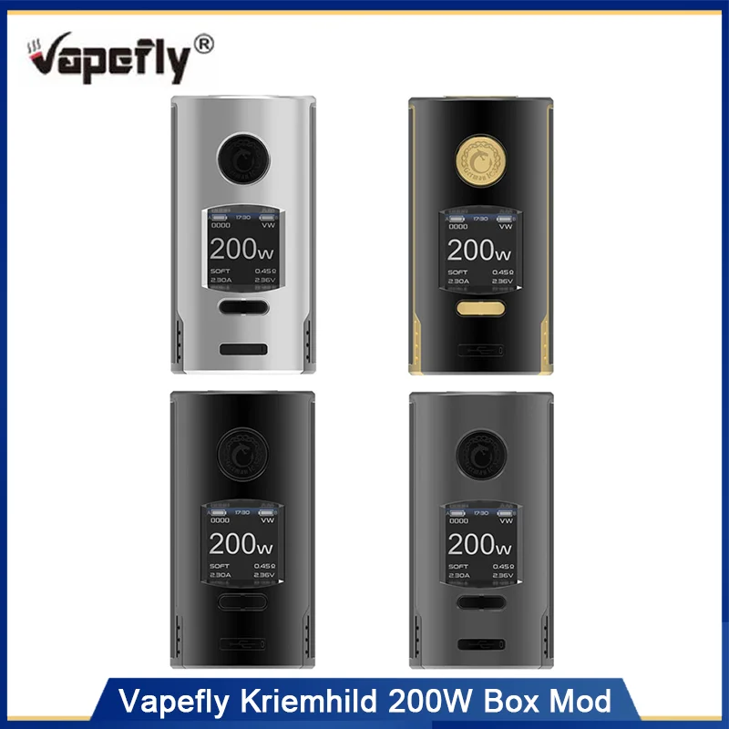 Оригинальный боксмод Vapefly Kriemhild 200 Вт TC режим TC/VW/Curve электронная сигарета подходит