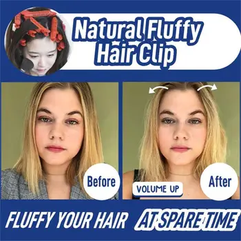 

1Pc Natural Fluffy Hair Clip Curly Hair Plastic Hair Root Fluffy Clip Bangs Hair Styling Clip DIY Hairpins Hair Accessories 2020