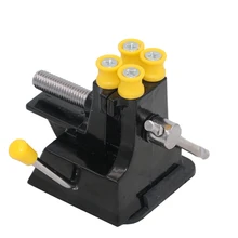 Новые тиски резиновые Профессиональные алюминиевые миниатюрные настольные тиски с присоской ручной работы инструмент для удерживания регулируемый высокое качество